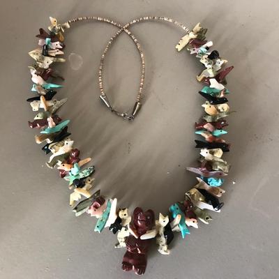ZUNI FETISH NECKLACE