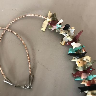 ZUNI FETISH NECKLACE