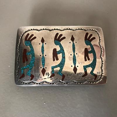 NAVAJO STERLING BUCKLE