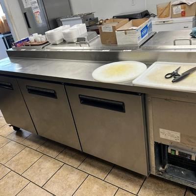 Central Prep Table cooler