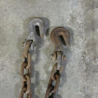 20' Heavy Duty Tow or Pull Chain with Hooks
