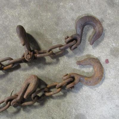 6' Tow or Pull Chain with Hooks