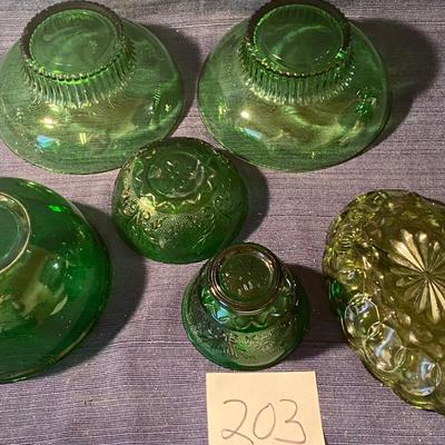 Green Dish Lot