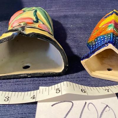 Vintage Porcelain Wall Pockets