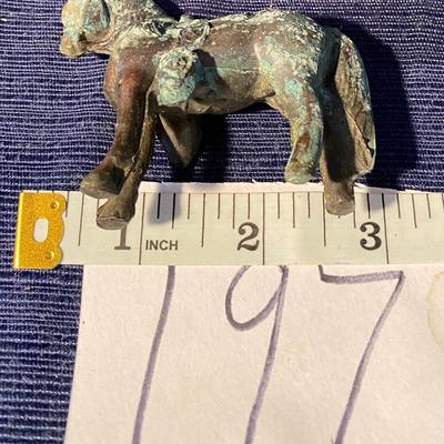 Small Antique Solid Cast Horse