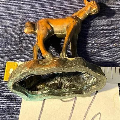 Vintage Cast Copper-tone Ass