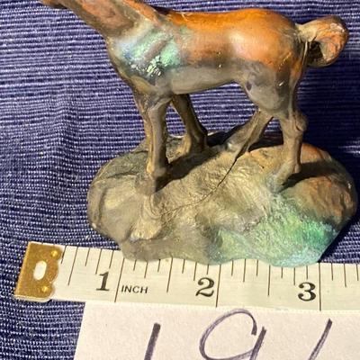 Vintage Cast Copper-tone Ass