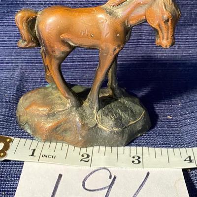 Vintage Cast Copper-tone Ass