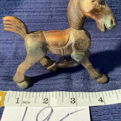 Vintage Brass Comical Donkey