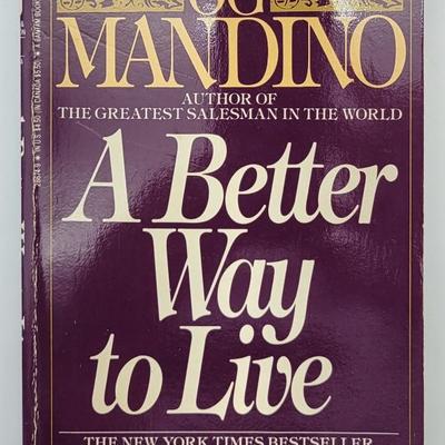 A Better Way To Live Paperback Book Lot