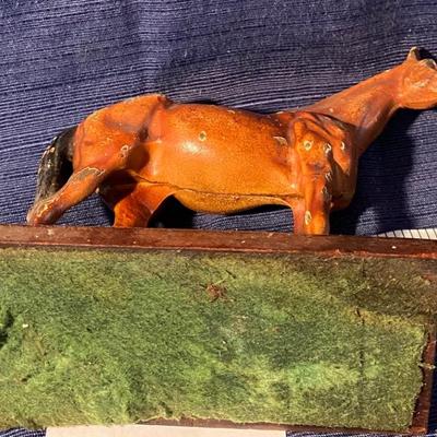 Heavy Vintage Cast Horse Statue