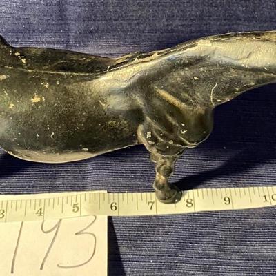Vintage Metal Black Horse