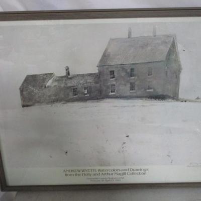 Andrew Wyeth Watercolor & Drawing Signed