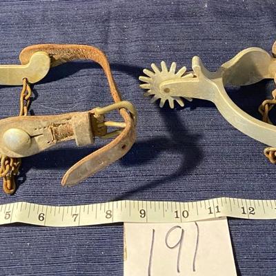 Vintage Aluminum Spurs