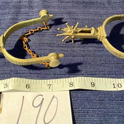 Vintage 1950s Childâ€™s Metal Spurs
