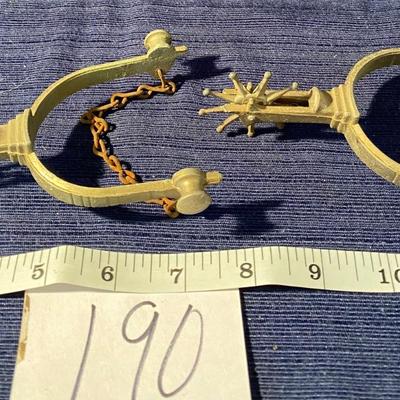 Vintage 1950s Childâ€™s Metal Spurs