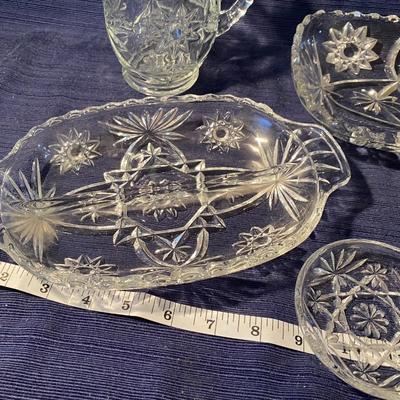 Collection of Vintage American Cut Star Pattern