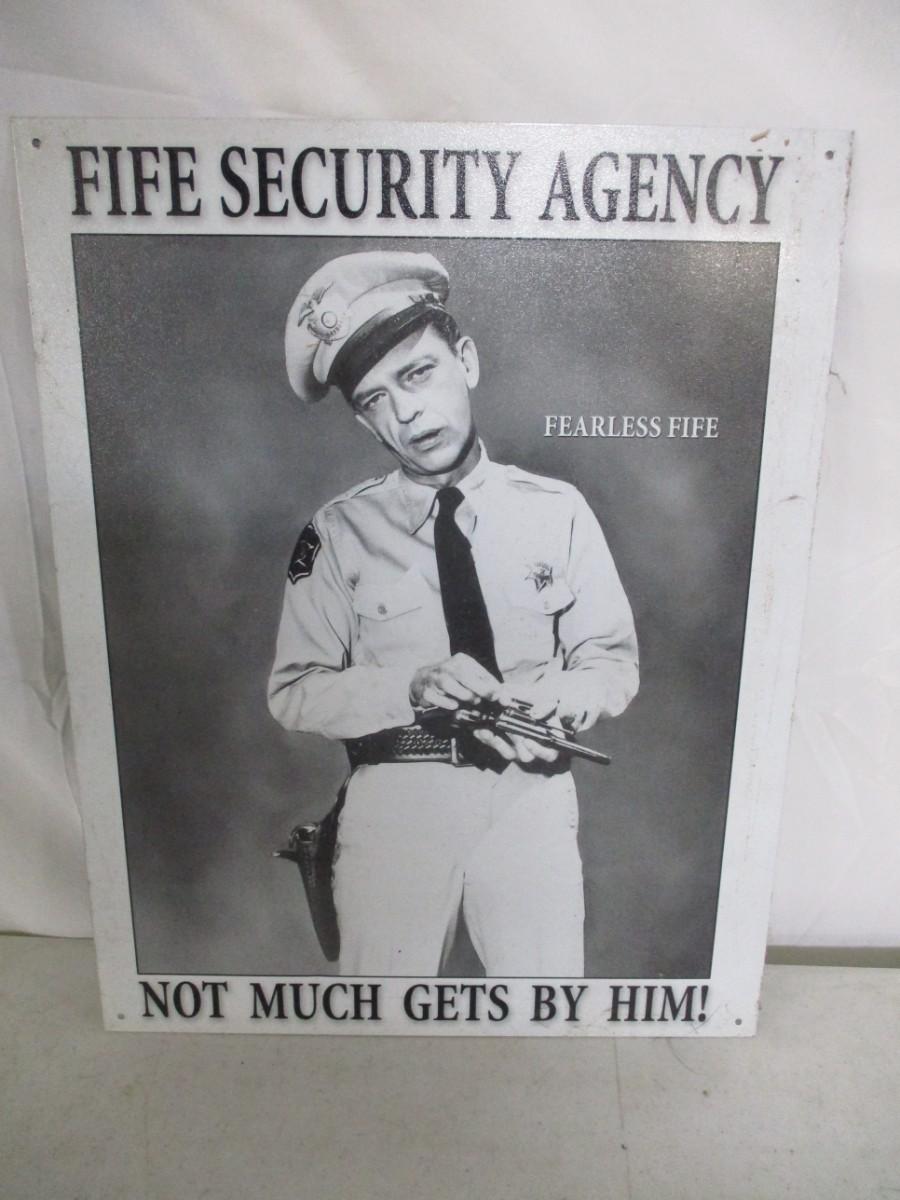 "Fife Security Agency" Metal Sign