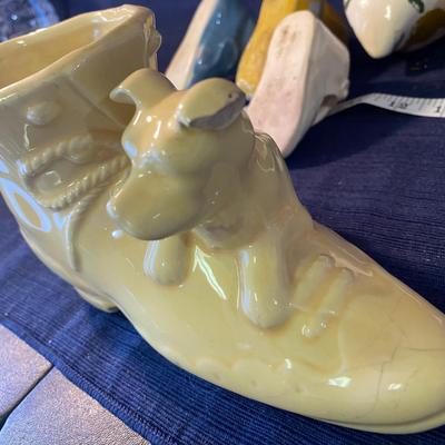 Vintage Shoe Planter Lot