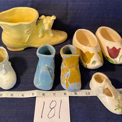Vintage Shoe Planter Lot