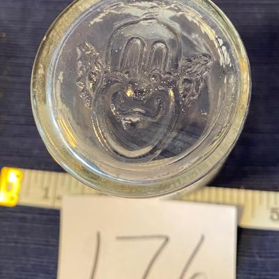1955  White Hoody Doody Jelly Glass