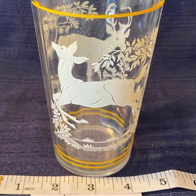 Vintage Deer Jelly Jars