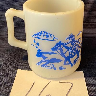 Rare Vintage 1950s Hopalong Cassidy Milk Mug