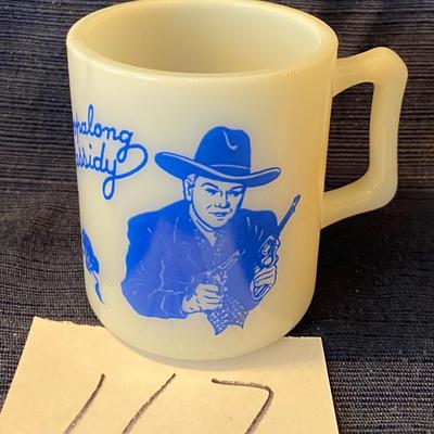Rare Vintage 1950s Hopalong Cassidy Milk Mug