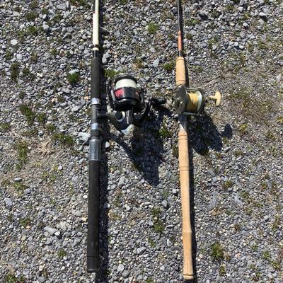 281 Shakespeare ALPHA Bigwater Fish Rod & Vintage Small Fly Rid