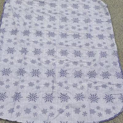 Blue SNOWFLAKE Table Cloth