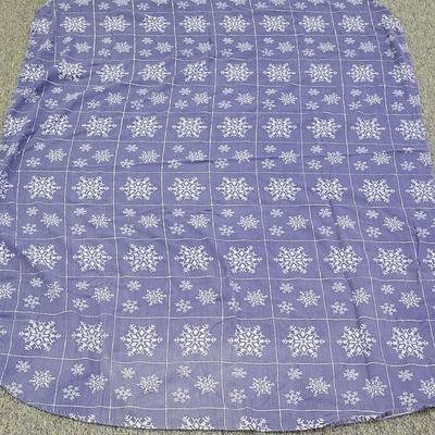 Blue SNOWFLAKE Table Cloth