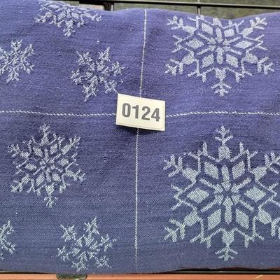 Blue SNOWFLAKE Table Cloth