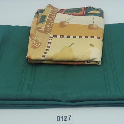 Two Pc Table Cloth Lot