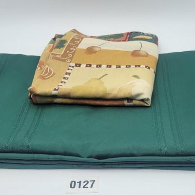 Two Pc Table Cloth Lot