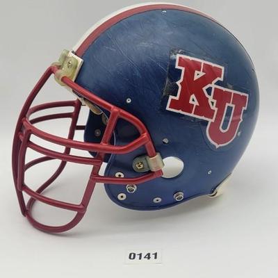 KU Football Helmet