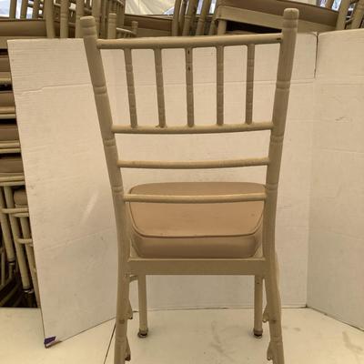 286 Lot of 12 MTS Steel Stackable Vinyl Foam Seat Banquet Chairs