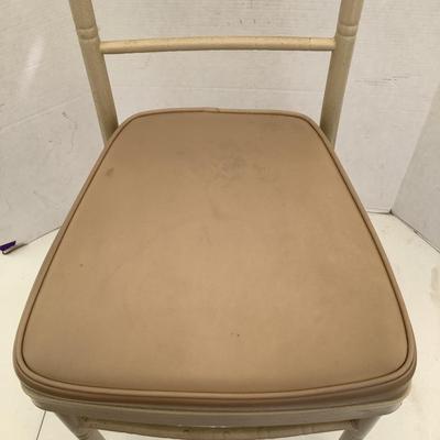 287 Lot of 12 MTS Steel Stackable Vinyl Foam Seat Banquet Chairs