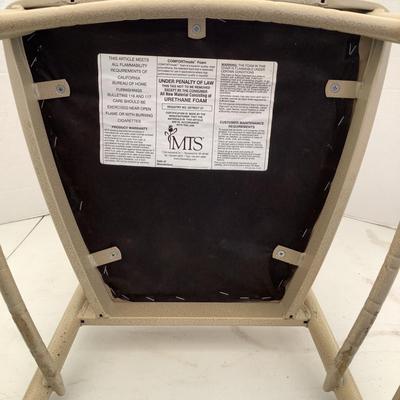 292 Lot of 12 MTS Steel Stackable Vinyl Foam Seat Banquet Chairs