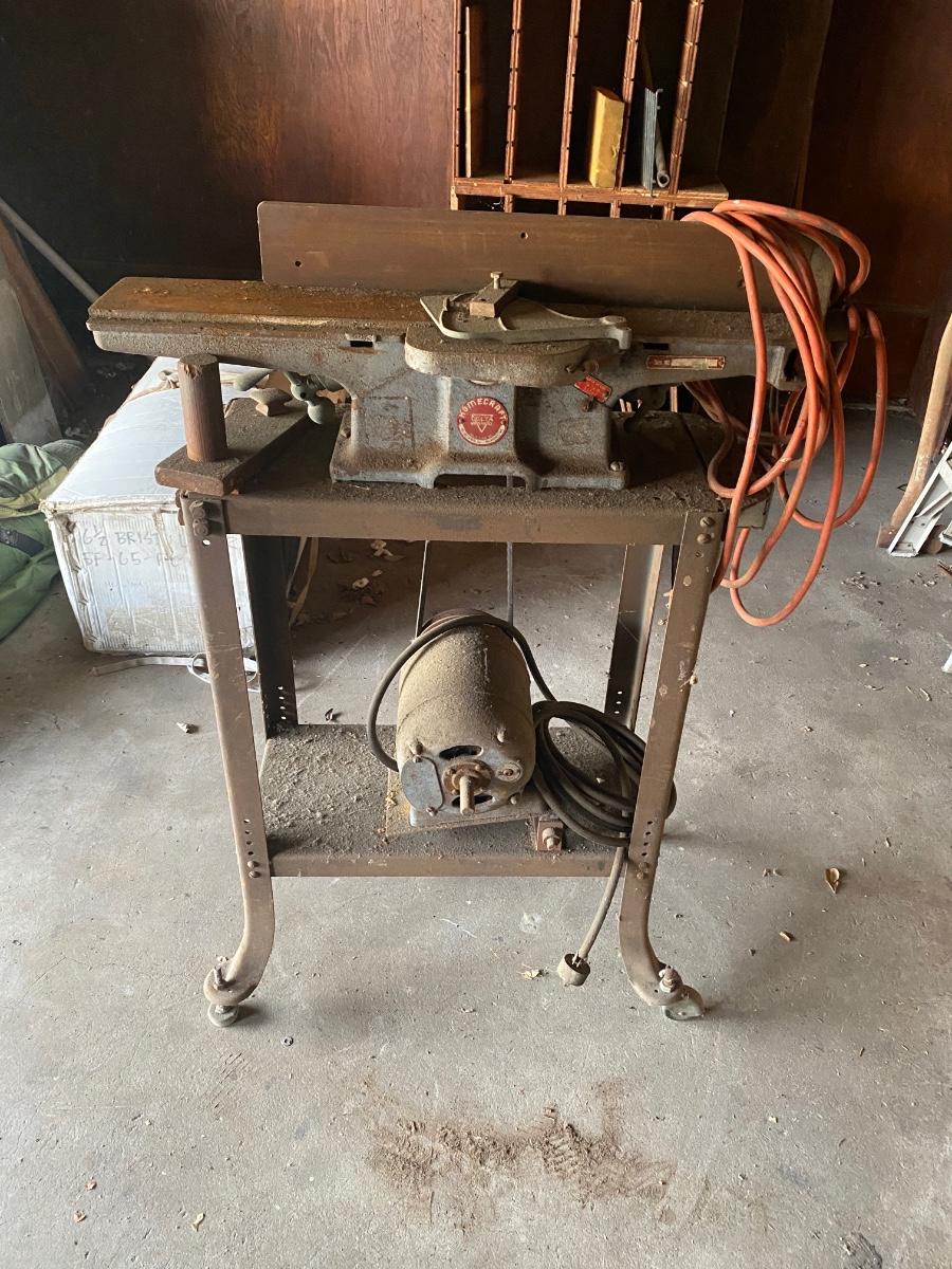 Vintage Homecraft Delta Jointer with Table