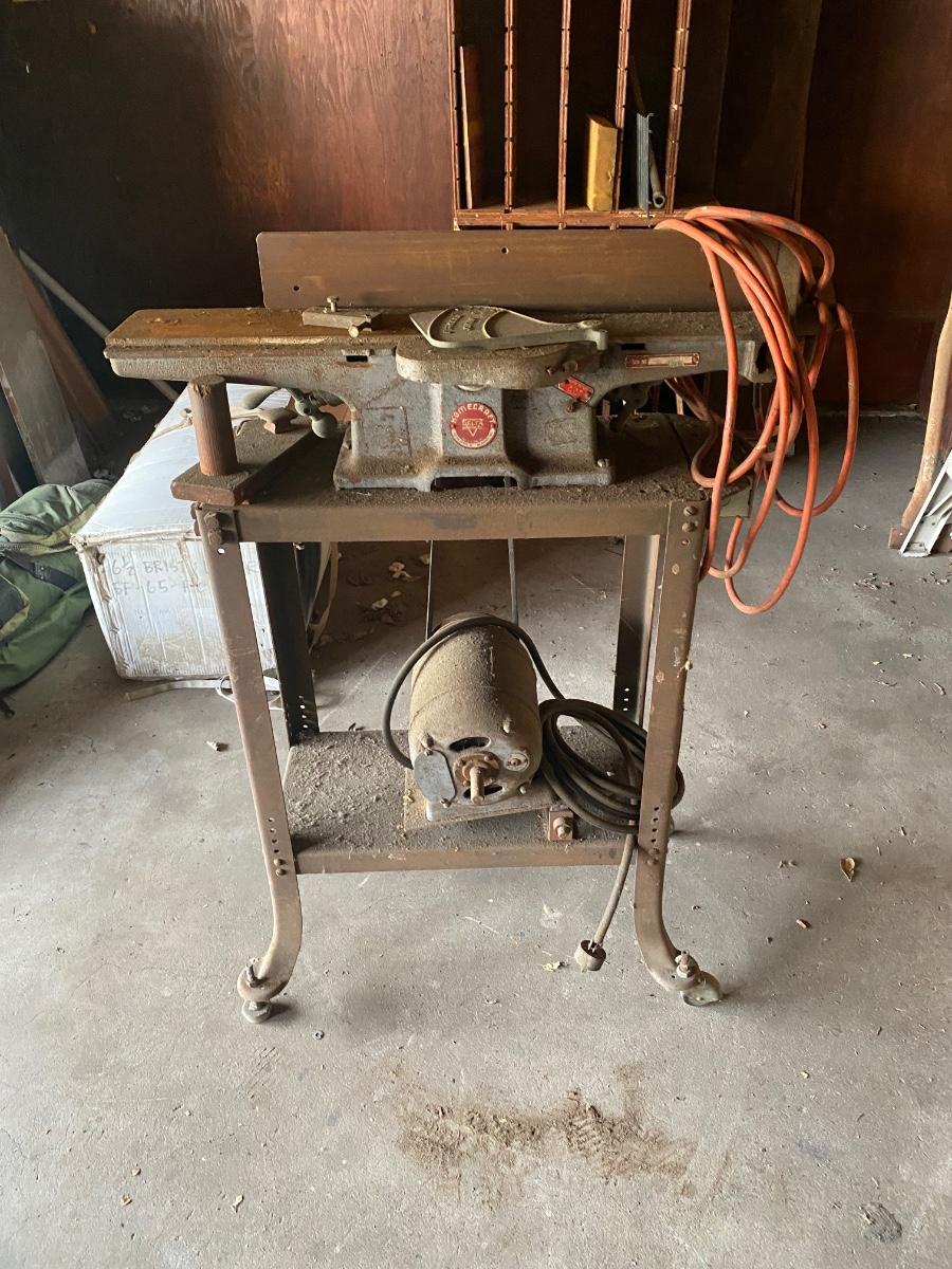 Vintage Homecraft Delta Jointer with Table EstateSales