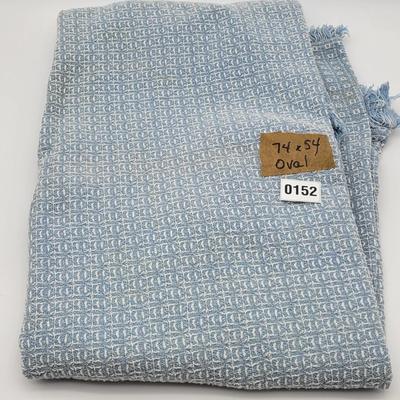 Light Blue / White Table CLoth