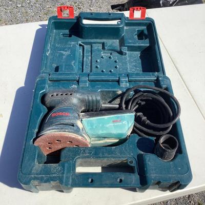 313 Bosch Orbital Sander Micro Filter System & 4 1/2" Angle Grinder
