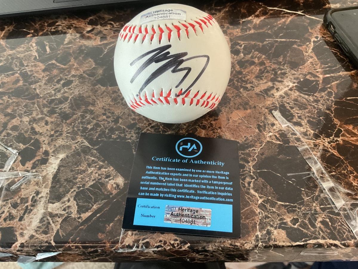 Shohei Ohtani Autograph Baseball With COA Authentic Signature Heritage ...