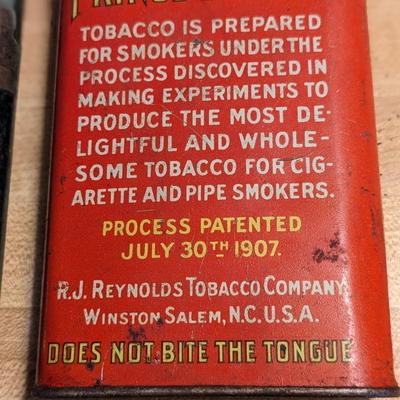 Antique Tobacco Tins, Rare Tuxedo