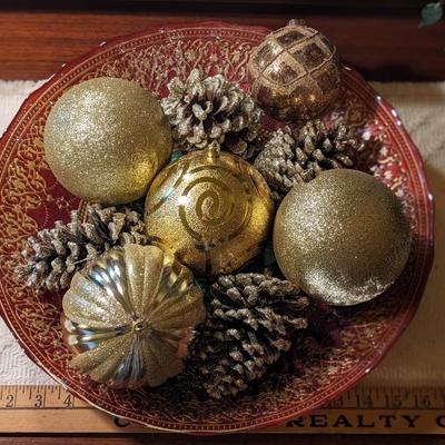 Bowl of Decorative Balls