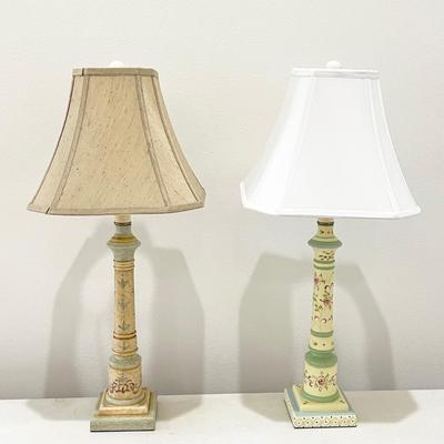 Pair (2) ~ The Same But Different ~ Table Lamps