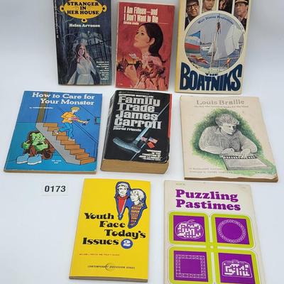 Lot of 8 Vintage Paperback Books