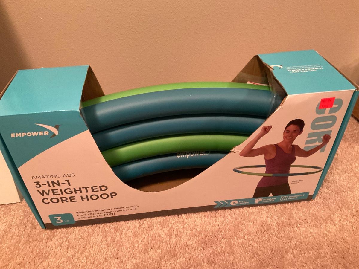 Weighted hula hoop