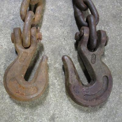 11' Heavy Duty Tow Chain with Hooks