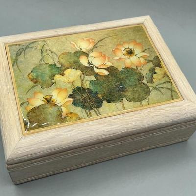 Handmade Graphic Art Tiles Ceramic Tile Laminate Music Jewelry Box
